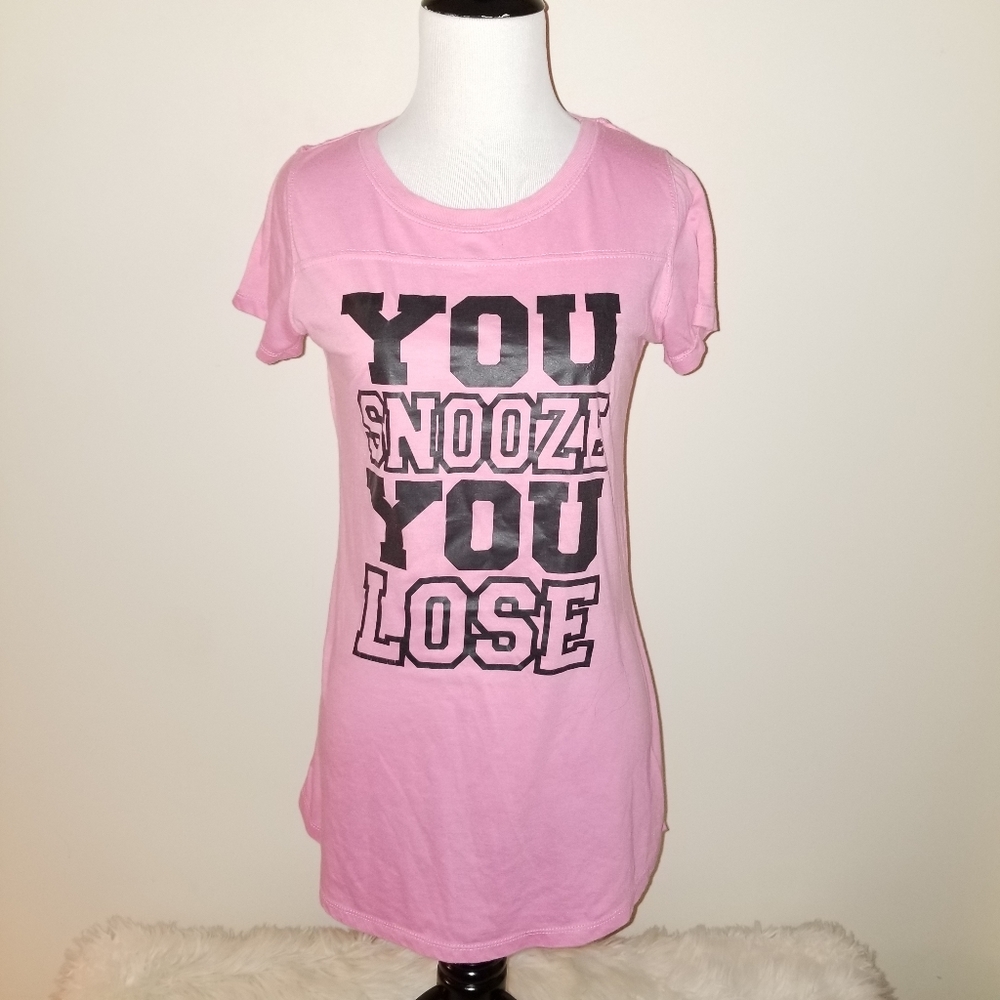 RAMPAGE SLEEP TEE TSHIRT sz M Pink